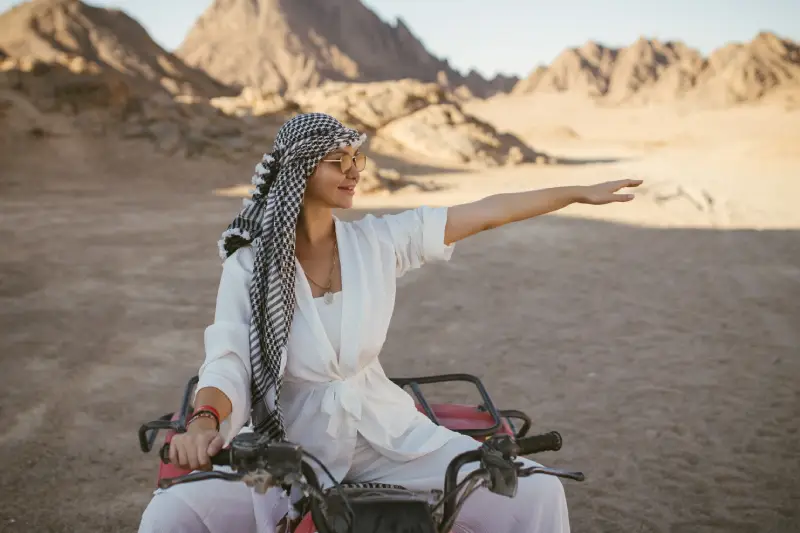 Desert safari by 4x4 in Hurghada, Egypt