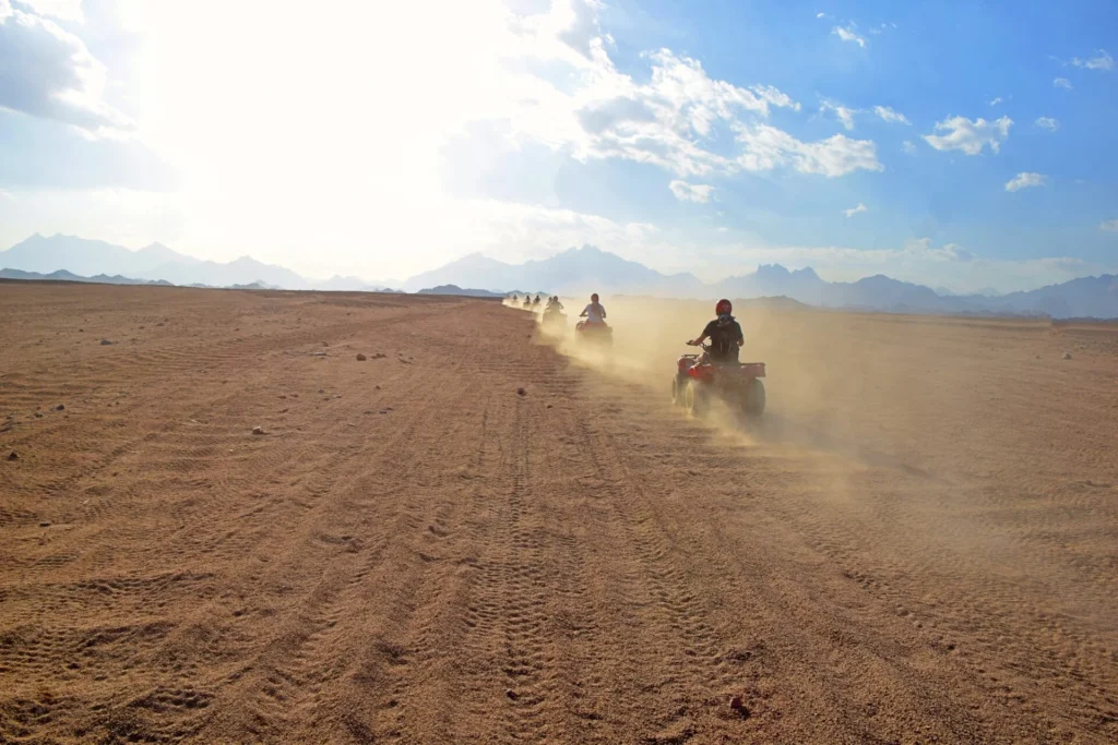 Quad bike safari through the Hurghada desert
