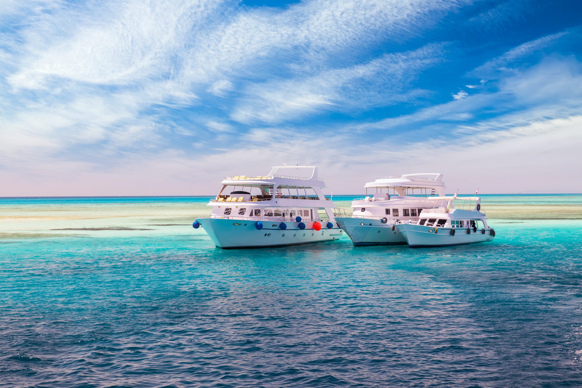 Private snorkelling boat tour in Hurghada on the Red Sea