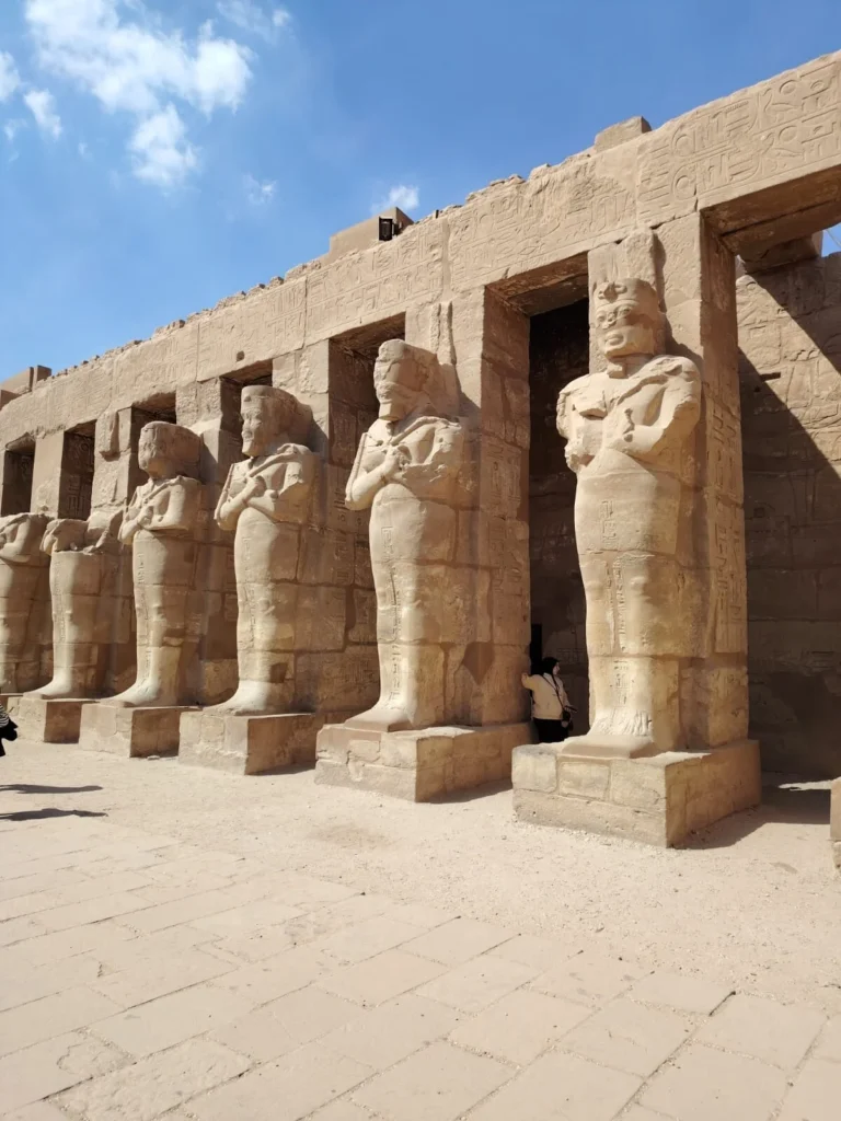 Ancient temple columns in Luxor
