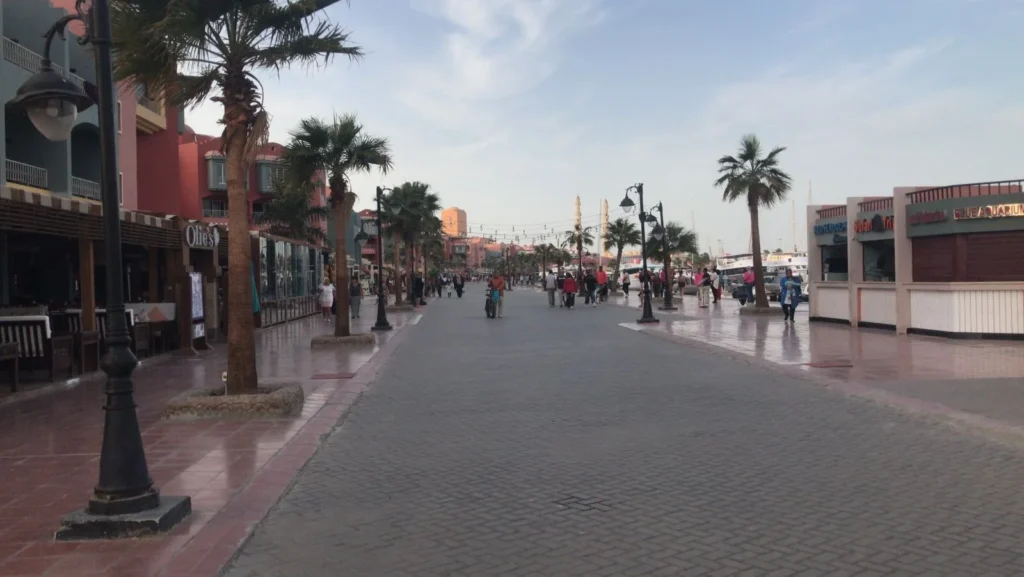 Hurghada city centre during a private Hurghada city tour