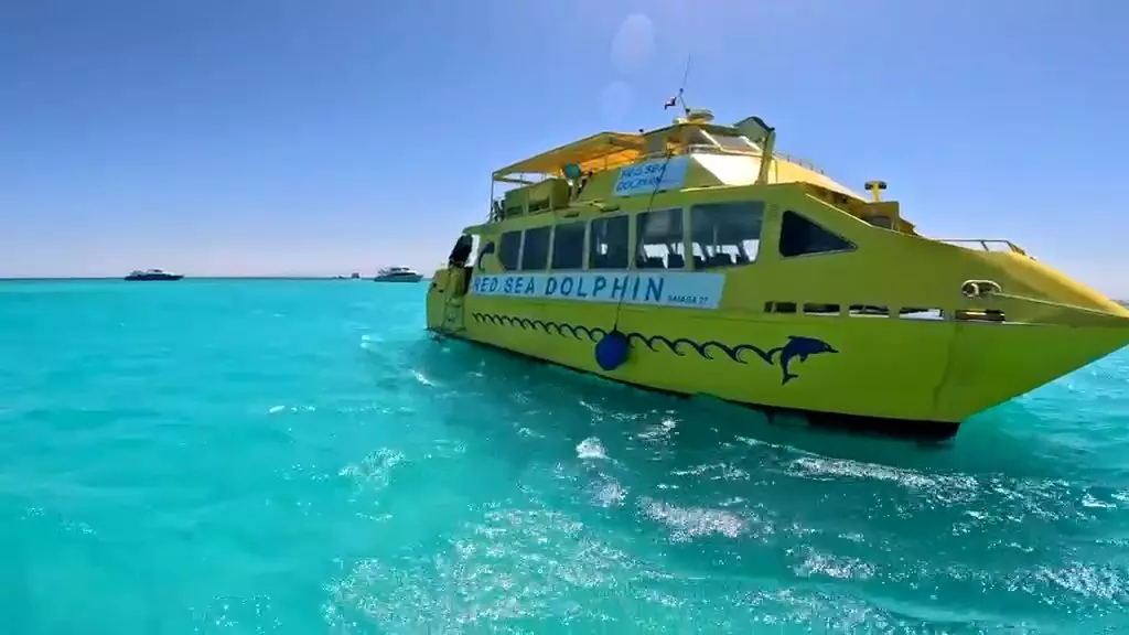 Panorama submarine on the Orange Bay Plus Hurghada trip