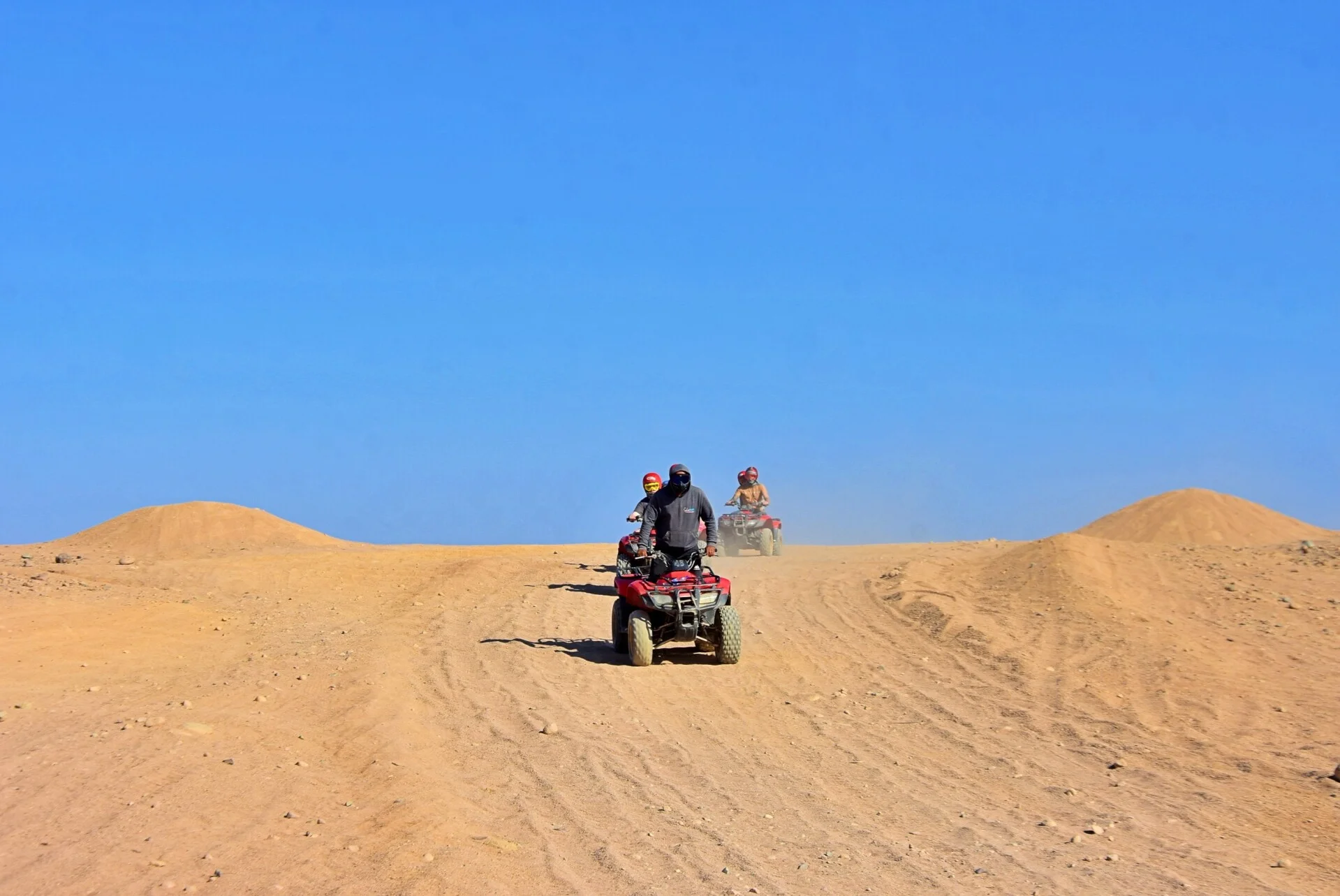 Quad biking during the Super Safari in Hurghada desert
